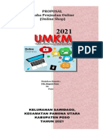 Proposal UMKM Online Shop