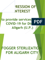 Expression of Interest: To Provide Services Against COVID-19 For District Aligarh (U.P.)