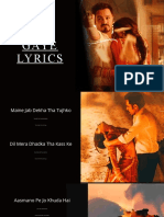 Lut Gaye Lyrics PDF
