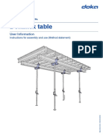 Dokaflex Table: User Information