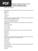 Multiple Choice Research Methodology