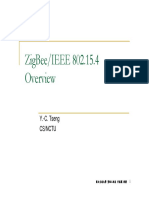 Zigbee/Ieee 802.15.4: Y.-C. Tseng Cs/Nctu