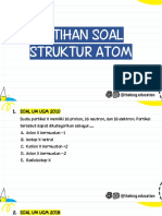 Latihan Soal Struktur Atom