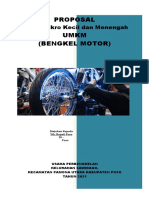 Proposal UMKM Bengkel Motor