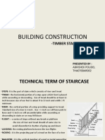 Building Construction: - Timber Stairways