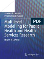 Multilevel Modelling For Public Health and Health Services Research - Leyland & Groenewegen (2020)