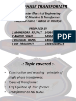 Single Phase Transformer