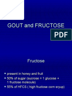 How Fructose Intake Increases Gout Risk Through Uric Acid Transporters