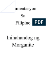 Dokumentasyon Sa Filipino: Inihahandog NG Morganite