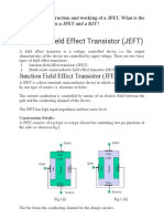 Construction and Working of A JFET