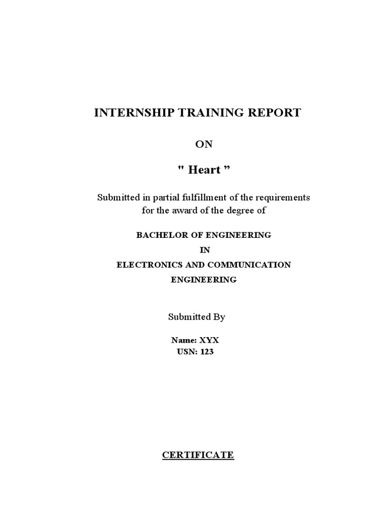 Internship Report On Machine Learning | PDF | Machine Learning