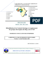 01 DCE CCTP Rehabilitation Des Installations Du Siege Site de Yoff