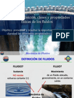 Tema 2. Definición, Clases y Propiedades de Los Fluidos