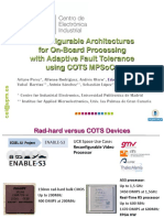 Reconfigurable Architectures For On-Board Processing With Adaptive Fault Tolerance Using Cots Mpsocs