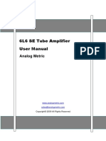 6L6SE Amplifier User Manual