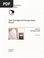 Ashghal Guide-Qatar Sewerage &amp Drainage Design Manual