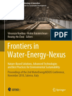 Frontiers in Water-Energy-Nexus: Vincenzo Naddeo Malini Balakrishnan Kwang-Ho Choo Editors