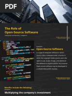 The Role of Open-Source Software: Enterprise Architecture - Chapter 6