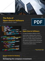 The Role of Open-Source Software: Enterprise Architecture - Chapter 6