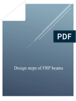 Design Steps of FRP Beams
