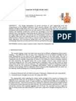 Tensile Behavior of Concrete at High Strain Rates: M. Belaoura & A. Brara