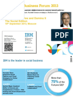 Value of IBM Notes and Domino 9 The Social Edition: 19 September 2013, Moscow