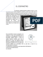 Medidor de fases y factor de potencia (Cosfímetro