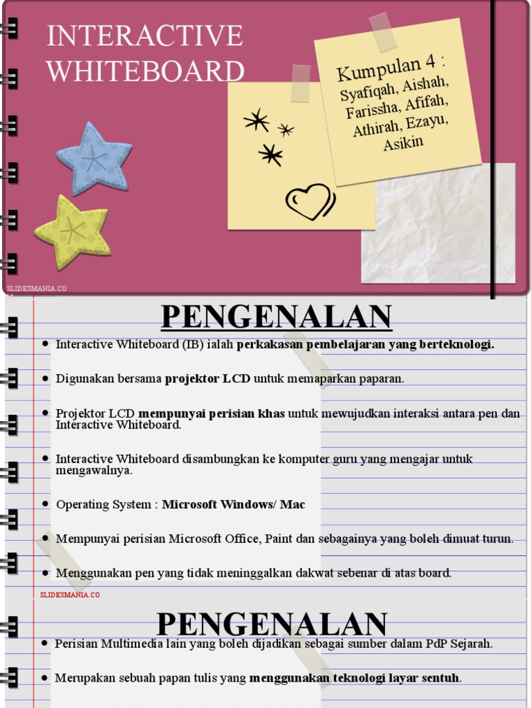 Interactive Whiteboard | PDF