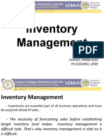 CHAPTER 10 - Inventory Management