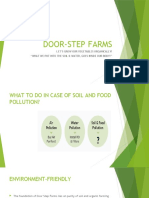 Door-Step Farms: Let'S Grow Our Vegetables Organically! "What We Put Into The Soil & Water, Goes Inside Our Body!"