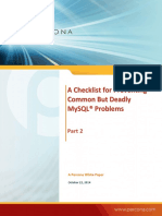 Checklist of MySQL Problems WP VF Part 2 10.22.14