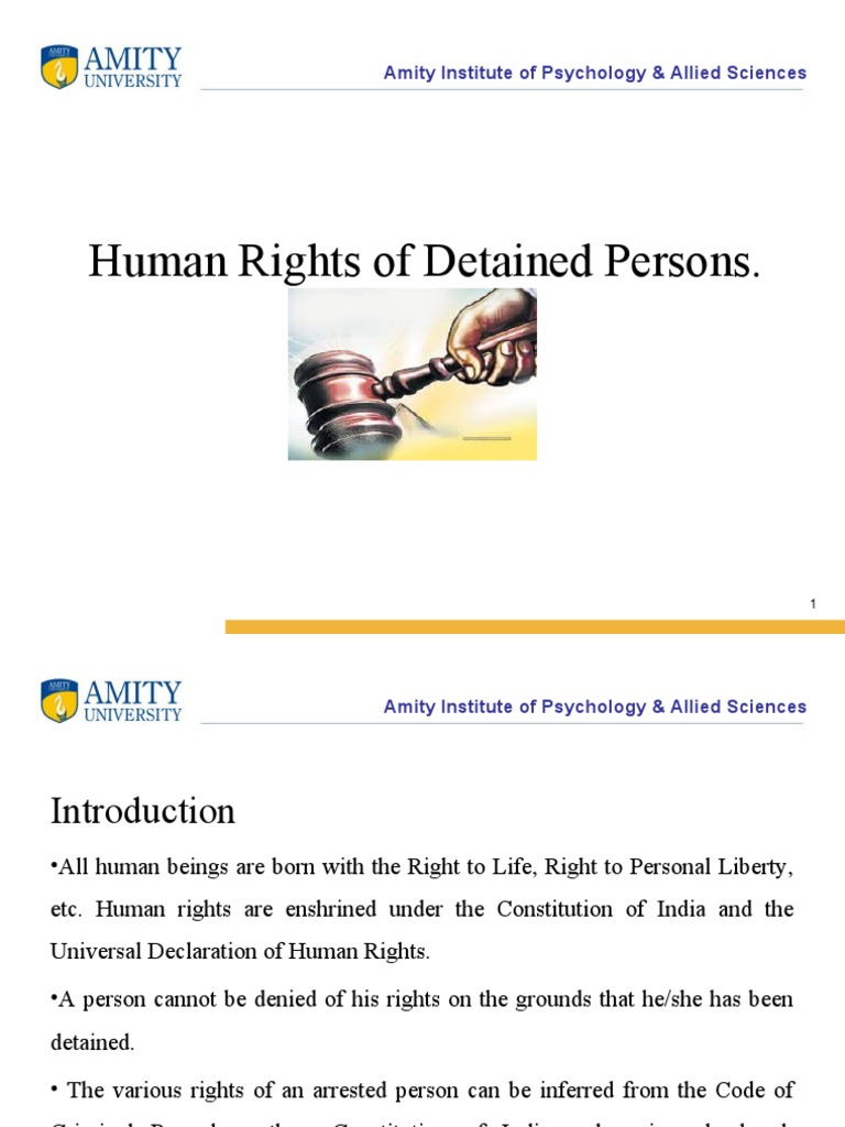 Rights of Arrested Persons in India | PDF | Arrest | Arrest Warrant