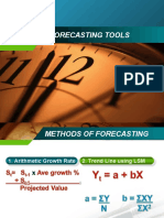 Forecasting Tools and Budget ST