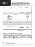 Receipt : An Autonomous Institute of Government of Maharashtra Vidyanagar, Karad, Maharashtra 415124, India