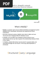 Mysql vs. Mongodb: Looking at Relational and Non-Relational Databases