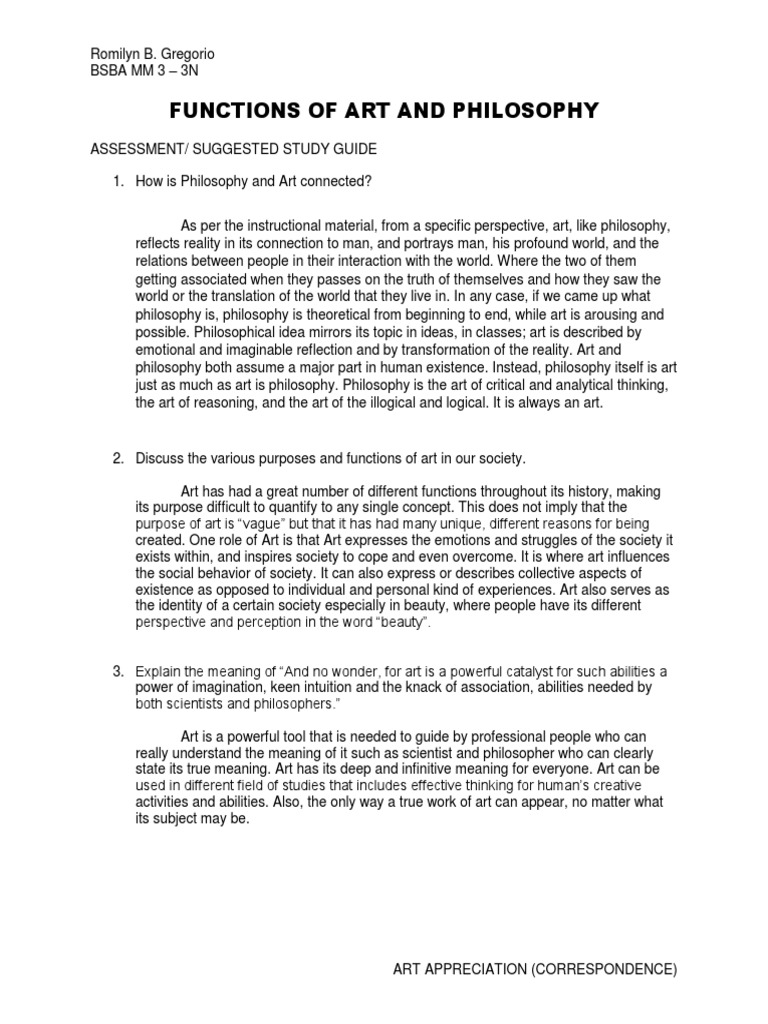 Art Appreciation PDF Column Paintings