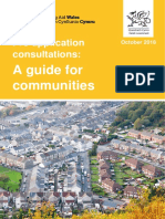 Pre-Application Consultations in Wales: A Guide For Communities