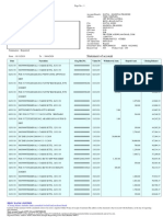 Bank statement details