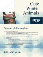 Cute Winter Animals Presentation