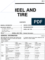 Wheel AND: General Information Service Specifications On-Vehicle Service 5 Troubleshooting