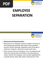 Employee Separation (Notes)