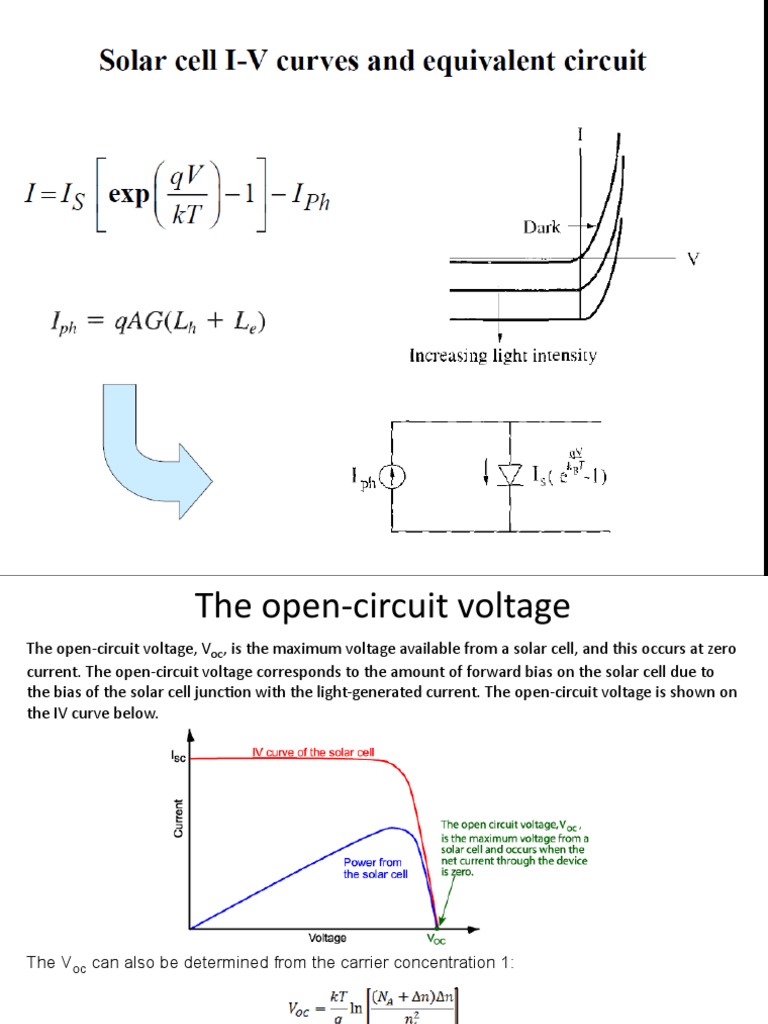 Solar Cell Output Characteristics Analysis | PDF | Electrical ...