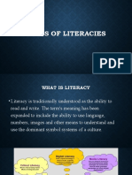 Types of Literacies