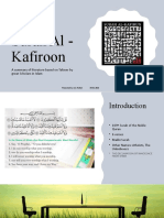 Surah Al - Kafiroon: A Summary of Literature Based On Tafseer by Great Scholars in Islam