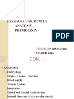 Extraocular Muscle Anatomy and Physiology