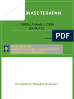 DRAINASE 4. PERANCANGAN SISTEM DRAINASE