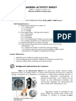 Learning Activity Sheet: Electrical Meter Connection