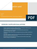 Vendor Evaluation Methods Comparison