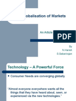 The Rise of Global Standardization in Consumer Markets