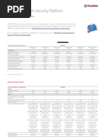 Mcafee Network Security Platform: Physical Appliance Specifications